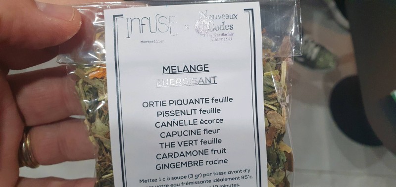 Où trouver du thé vert ortie et pissenlit énergisant à Montpellier proche de La Comédie