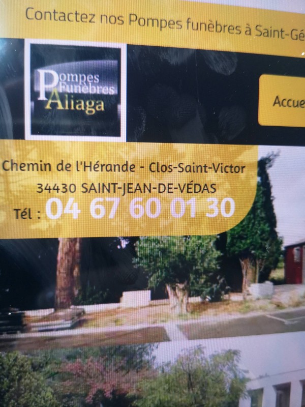Combien coûte de faire un contrat d'obsèques chez les pompes funèbres à Montpellier Saint-Gély-du-Fesc Les pompes funèbres Aliaga
