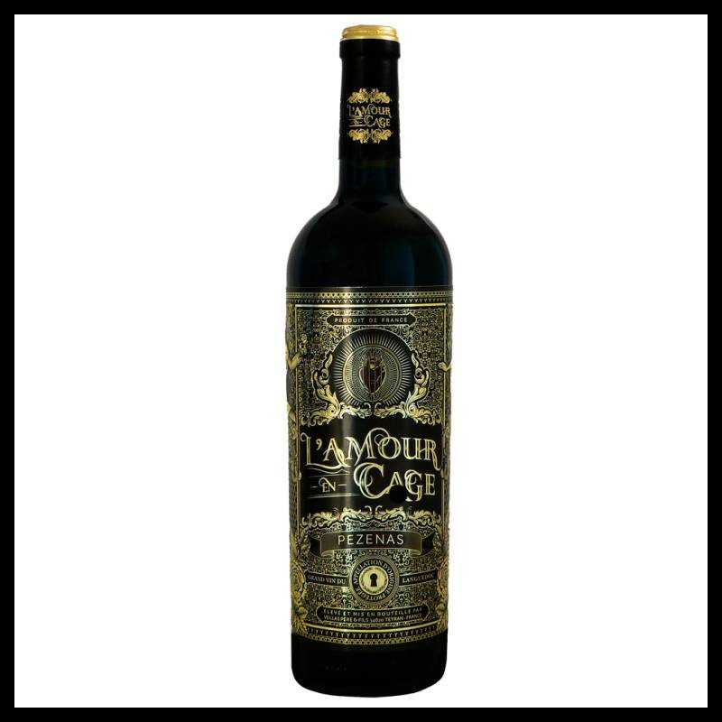 Acheter une bouteille de vin Amour en Cage AOP Pézénas à proximité de Montpellier dans l'Hérault