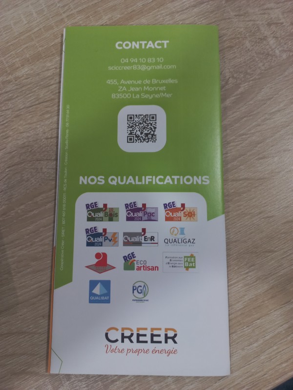 vente et installation d'une pompe à chaleur air au de la marque intuits à Toulon secteur la serinette par un artisan