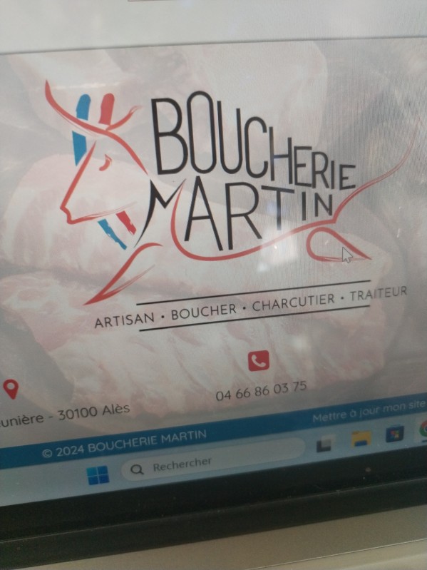 nouvel arrivage côte de bœufs fleur d'Aubrac à la boucherie Martin de Alès 
