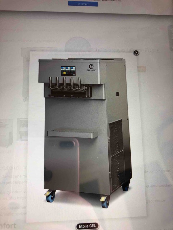 Vente de machines à glace à l’italienne sur tout le réseau de Perpignan à Menton