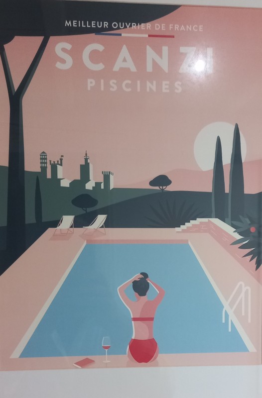 rénovation d'un bassin complet pose d'un pvc armé membrane Uzès proche Remoulins