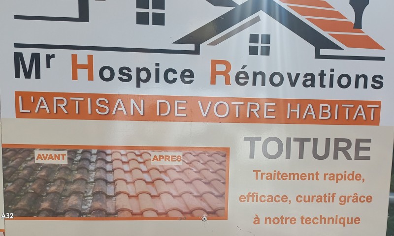 rénovation d'une toiture en tuiles canal dans une villa à Nîmes proche d'Arles