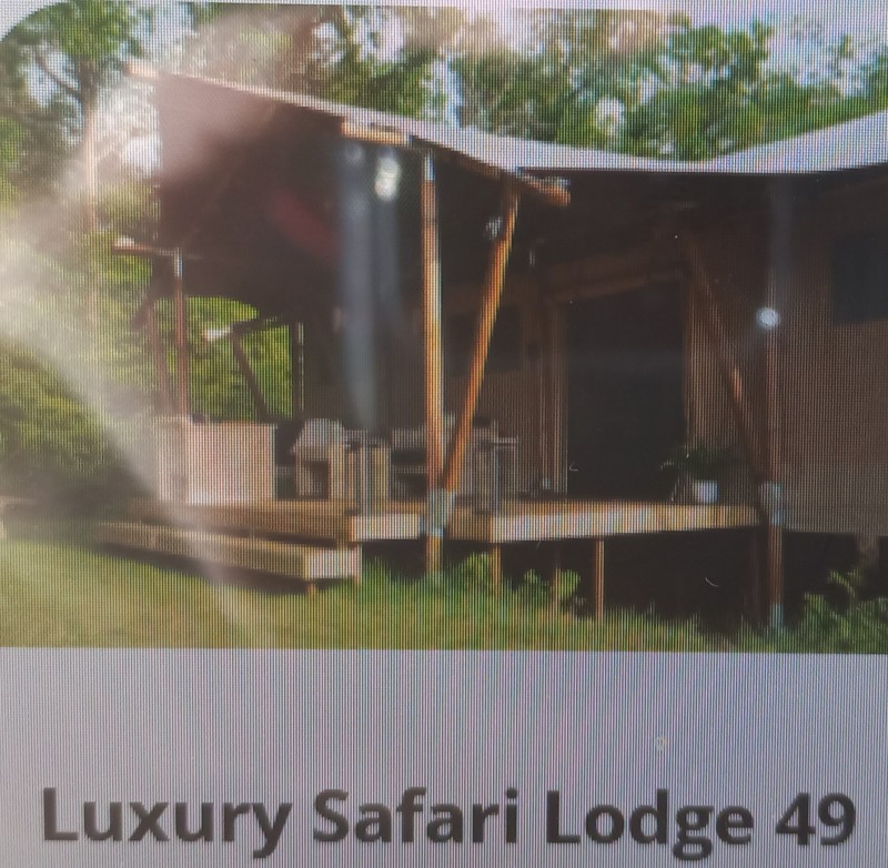 installation d'un Lodge luxury Safari Lodge 40 dans un camping proche de Biscarrosse en Gironde
