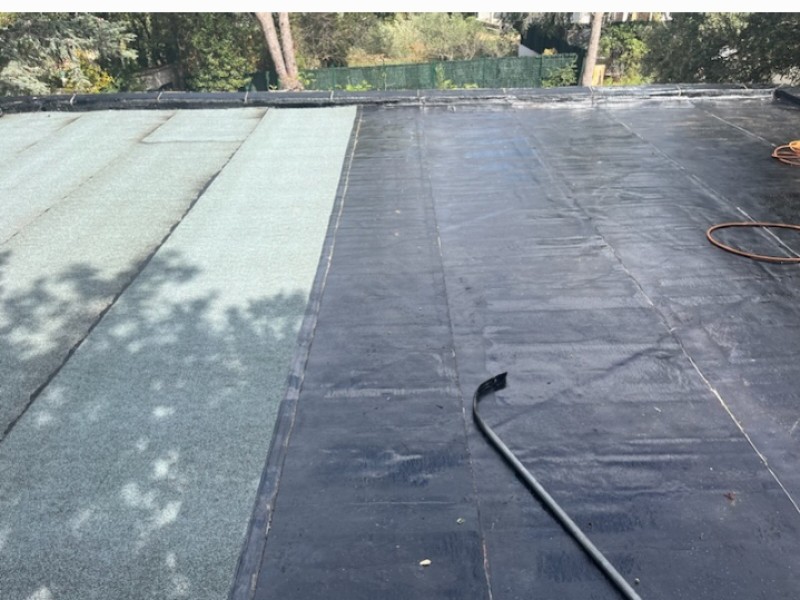 réalisation d'une étanchéité de toit terrasse réaliser par la société Ryan étanchéité