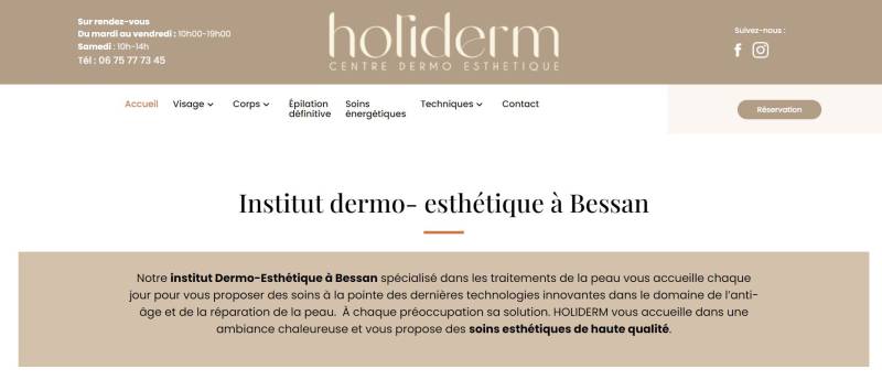 Trouver un institut pour un soin anti-âge pour le visage ou le décolleté à Sète, Balaruc ou Frontignan