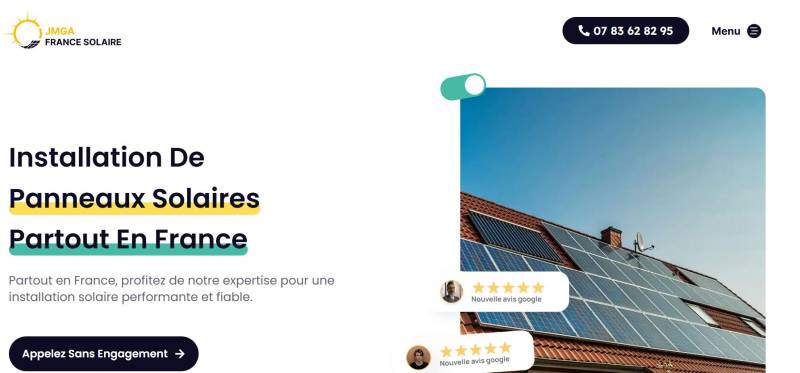 Pose de panneaux photovoltaïques à Beaucaire proche de Nîmes dans le Gard
