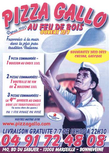 Meilleure pizza à emporter à Marseille 8ème dans les Bouches du Rhone