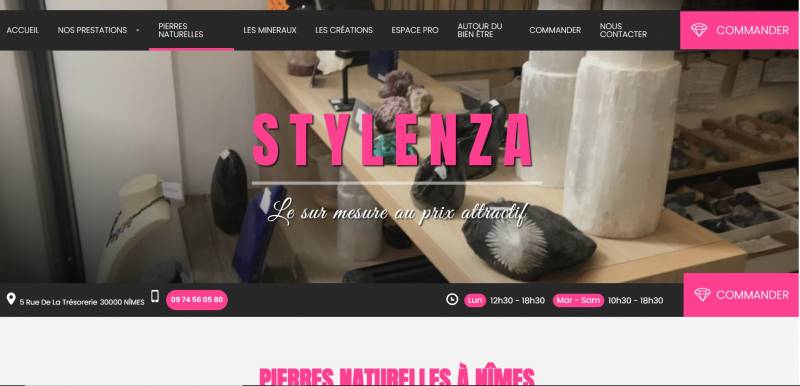 Magasin de pierres naturelles pour bracelet à Avignon