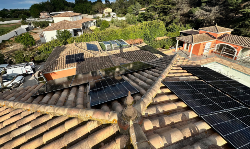 installation et pose de panneaux photovoltaïques 17 kW sur Saint-Aunès proche de Castries